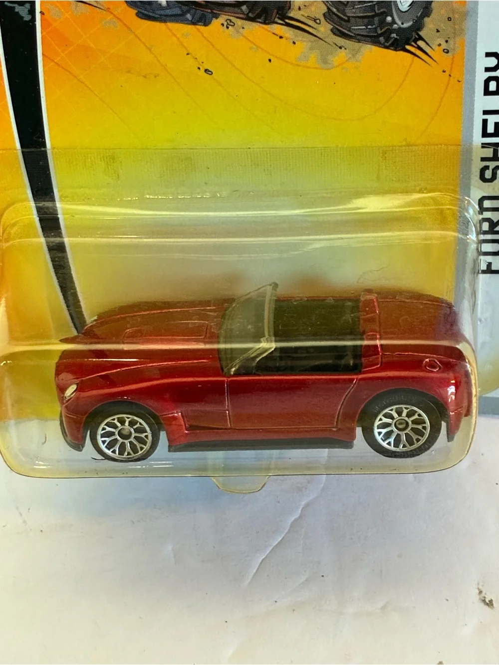 2006 Matchbox MBX Metal #8 Ford Shelby Cobra Concept Red J5581 Sealed
